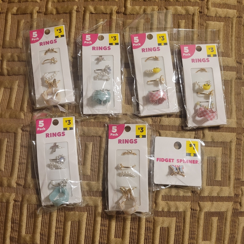 Rings lot ( all 6 pcks)